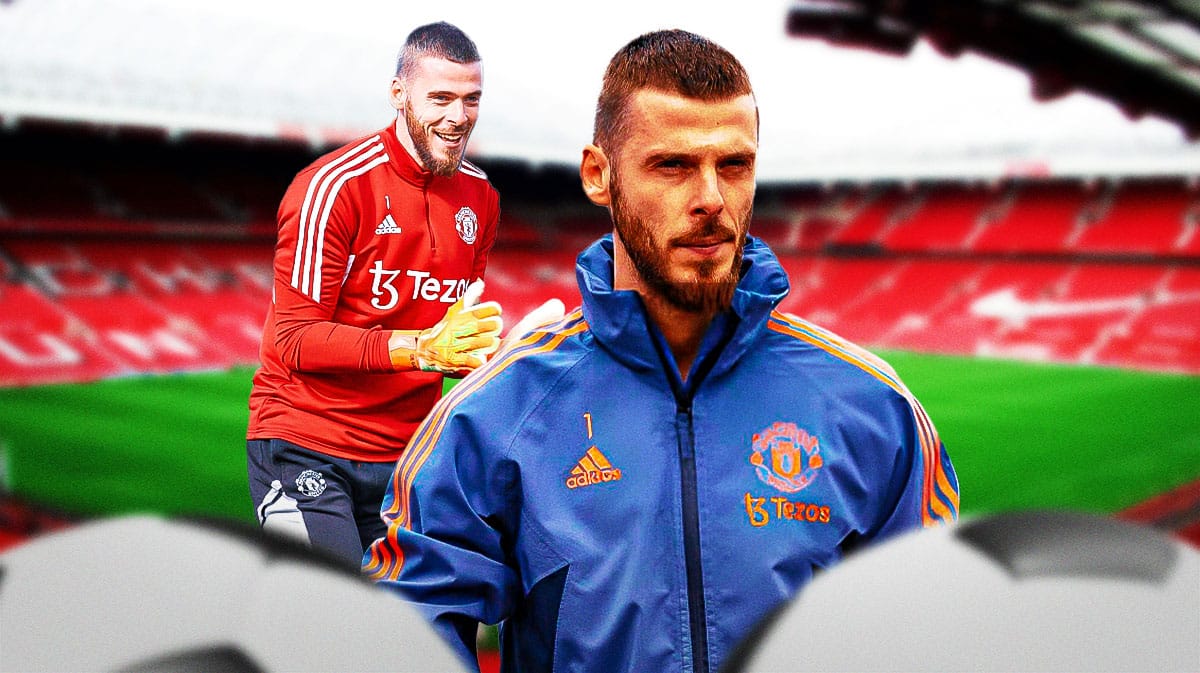 David De Gea spotted training in Manchester United gear for new club